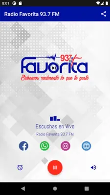 Radio Favorita 93.7 FM - PJC android App screenshot 4